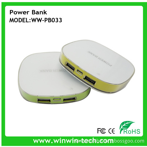4600 mAh Dual USB Output Portable Power Bank